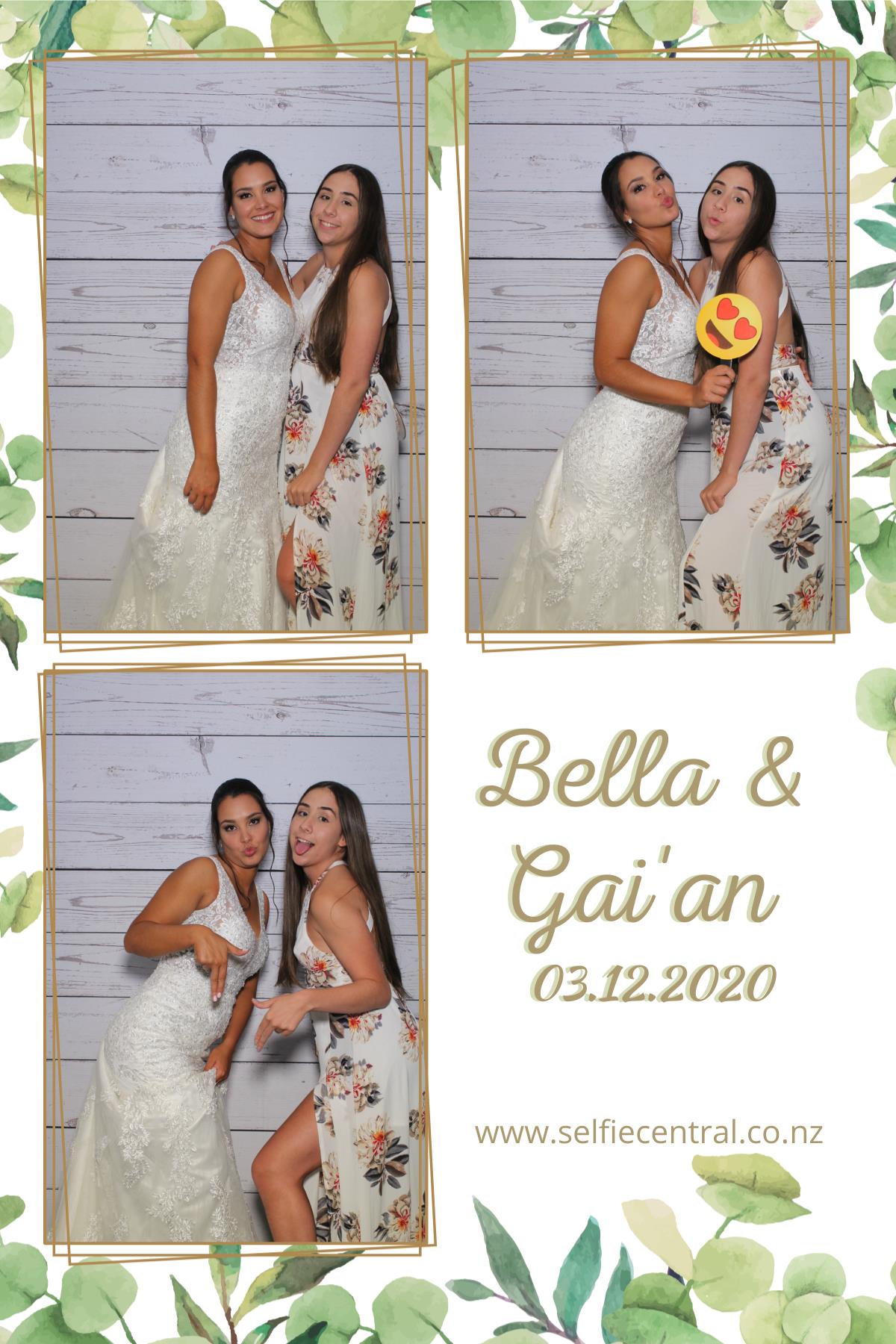 Bella & Gai'an's wedding | View more photos from the event at gallery.photobooth.co.nz/u/SelfieCentral/Bella-Gaians-wedding